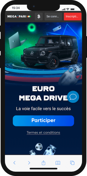 promo euro 2024 sur megapari