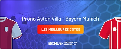 aston villa vs bayer munich meilleures cotes