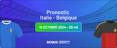 italie vs belgique pronostic