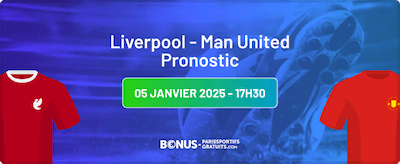 parier sur liverpool vs man united