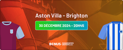 pronostic aston villa vs brighton sur bpsg