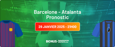 pronostic barcelone vs atalanta