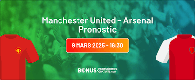 pronostic man united vs arsenal