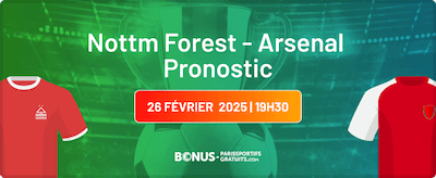 pronostic nottm forest arsenal